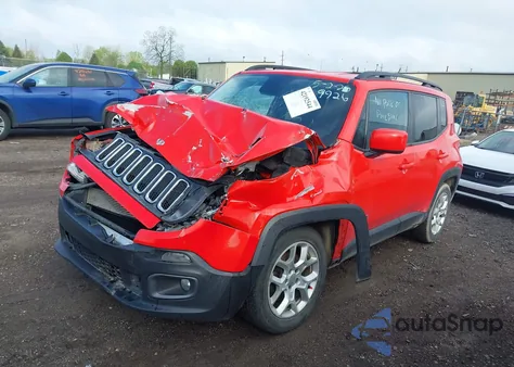 2016 Jeep Renegade Latitude from USA, damaged, VIN ZACCJABT0GPD59926